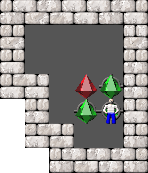 Sokoban Funny Template Levels level 42